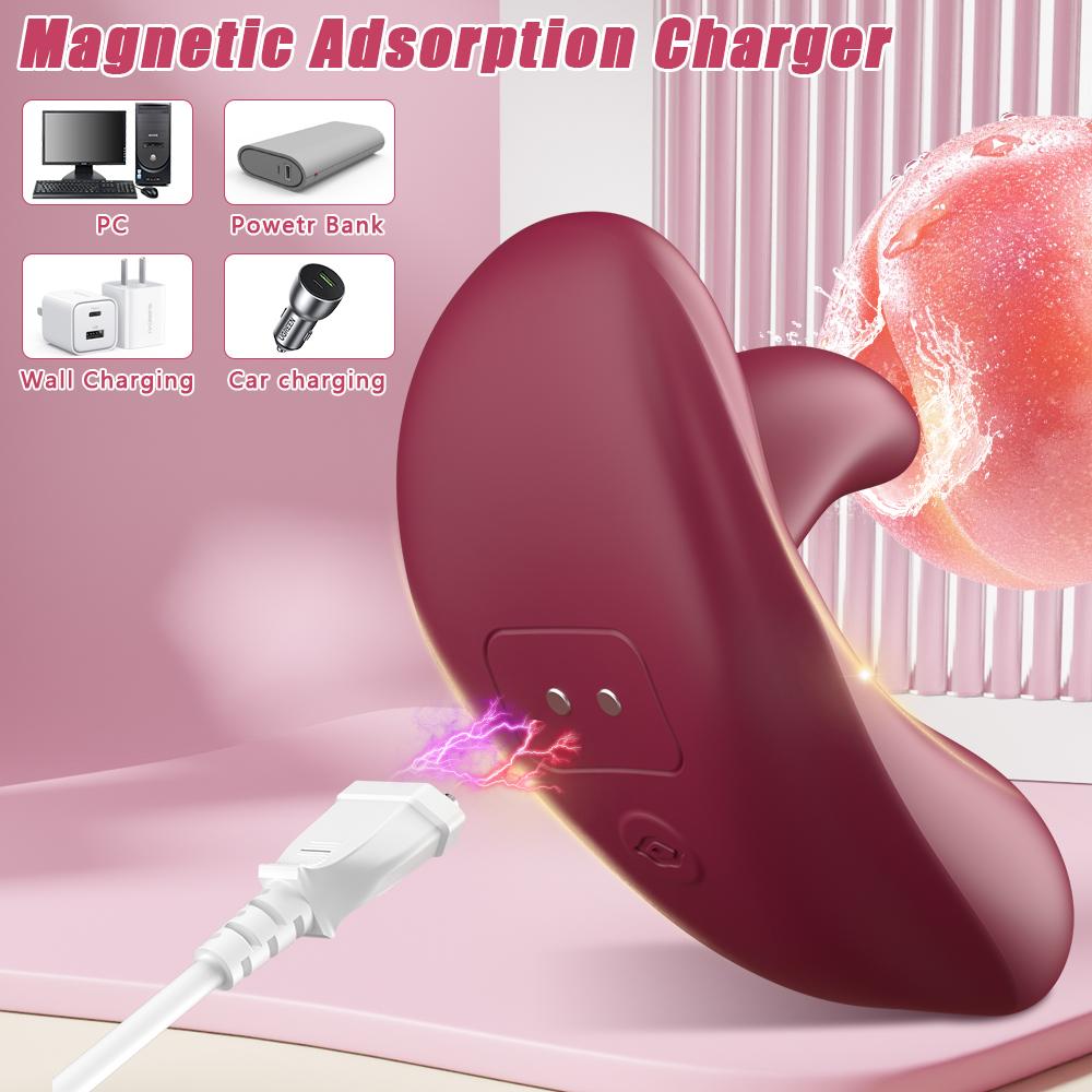 APP Control Tongue Wearable Vibrator Egg Clitoris Licking Oral Nipple Clitoris Stimulator Female Masturbator Sex Toys for Adults