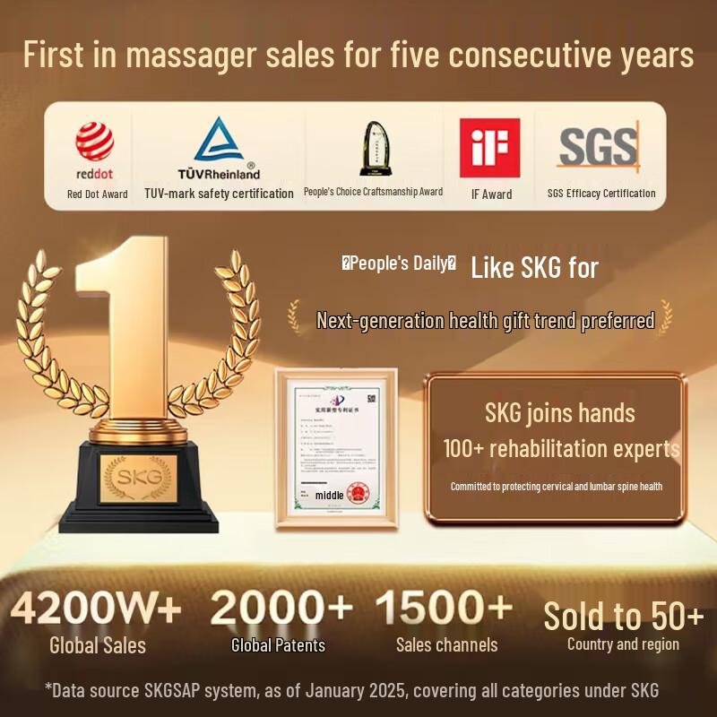 SKG G5 Heated Pulse Waist and Abdomen Massager