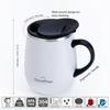 GRANDTIES Premium Vacuum Insulated Mug, 460ml, Available in 19 Colors, with Easy-Open Sliding Lid, Stainless Steel Double-Wall Vacuum Insulation, Keep