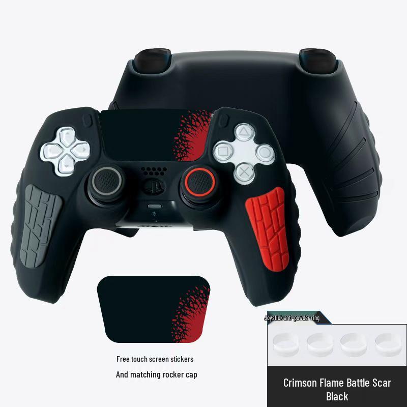 PS5 Silicone Non-Slip Sweat-Proof Controller Protective Cover for PlayStation 5