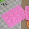 Chocolate Mold Cake 8 Grids Handmade Silicone Cupcake Home Baking Tool for Kitchen