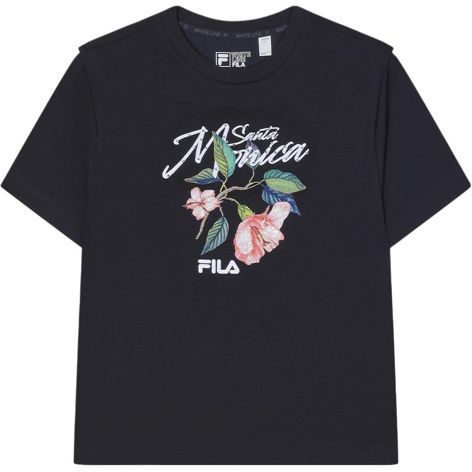 

New FILA Heritage Collection T Shirt Women s Legend Blue F11W428112F-NV M