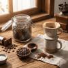 Short Handle Wooden Coffee Spoon Serving Cutlery Tea Sugar Spoon Measuring Spoon  Coffee Making