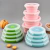 Silikon-Lunchbox, Aufbewahrungsbox für zu Hause, KINDER-Lunchbox, Tragbare Outdoor-Reise-Lunchbox, Mahlzeitenteller für Schüler