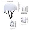 7Pcs/Set Kids Roller Skating Scooter Helmet Protection Safety Guard Boys Girls Safety Cycling Skateboard Helmet Knee Elbow Pads