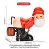 New Christmas Funny Bubble Toy Santa Claus Bubble Machine Electric Santa Butt Bubble Blower With Music Lights Xmas Kids