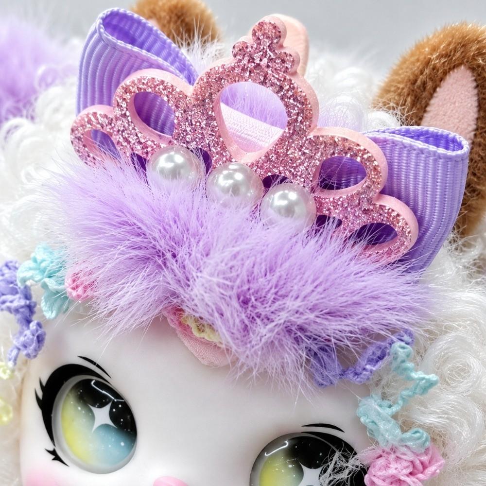 Bag Charm Rabbit Figure Pendant Hanging Style Curly Lamb Keychain Kawaii Plush Doll Pendant Girls