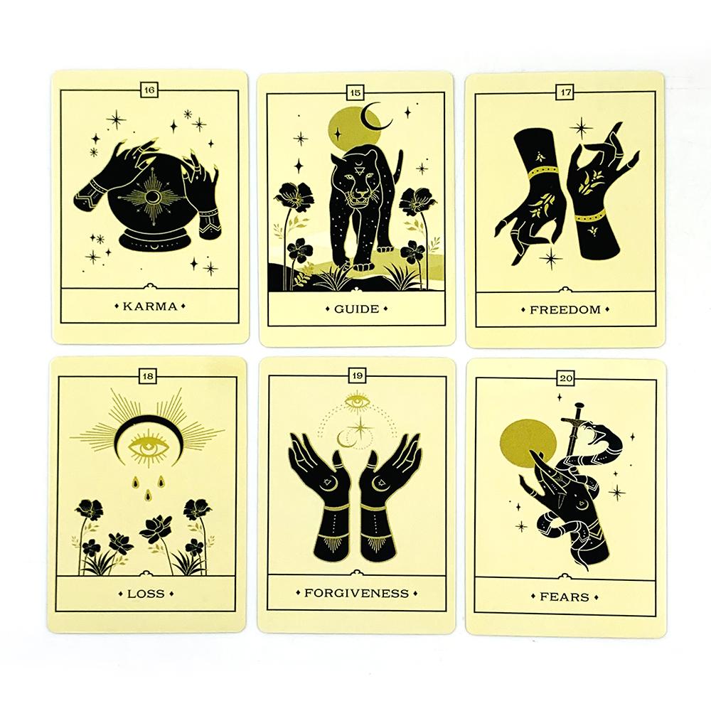 New Oracle Cards A 42 Deck English Visions Divination Edition Borad Playing Games,Family Leisure Gathering Card Games