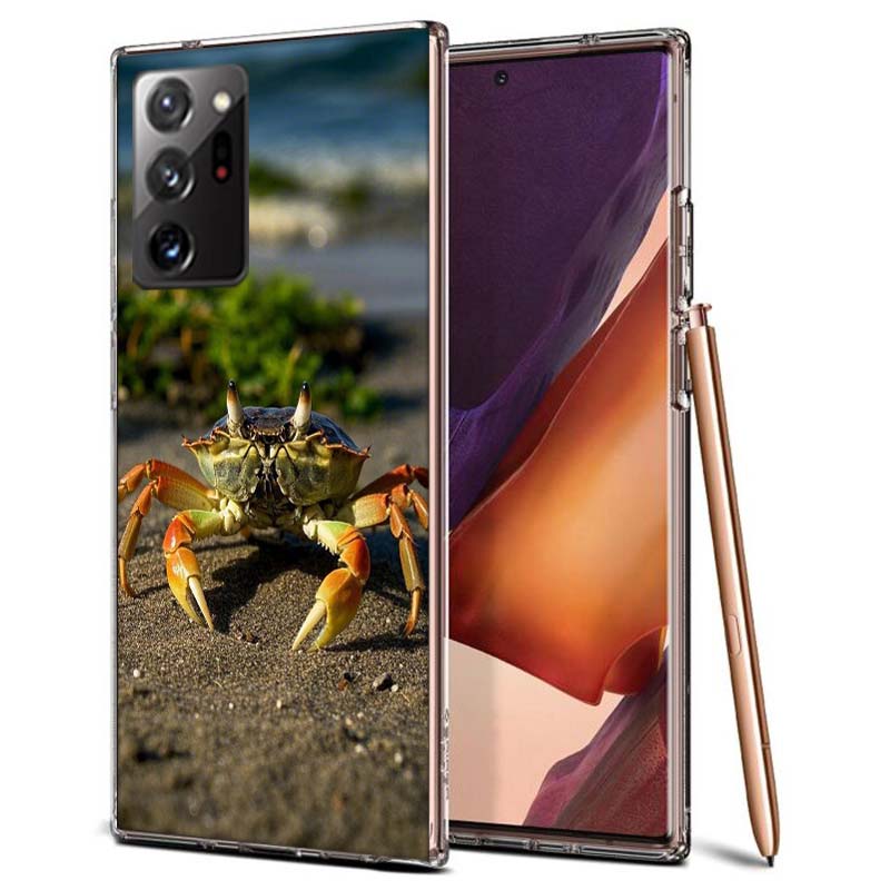 Unique Animal Crab Phone Case for Samsung A55 A35 A25 A15 A07 A05S A16 A17 A26 A36 A37 A56 A57 Galaxy Note 20 10 A50S A71 A51 A3