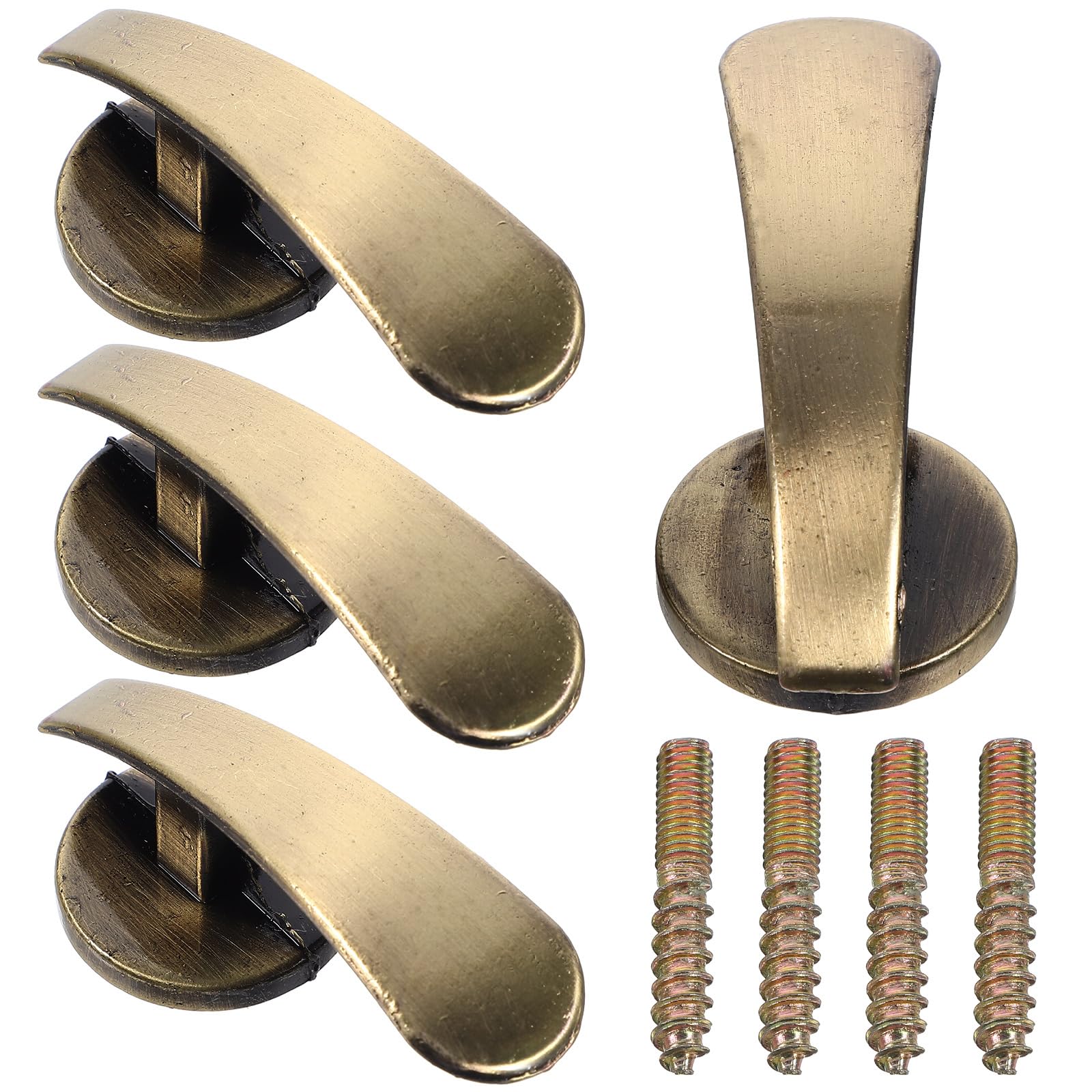 

Набор из 4 декоративных подхватов для штор Getsuga для гостиной и спальни, держатели, настенные крючки, крючки, бронзовый