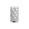 Set of 37 EDM Balls - Christmas Spirit - White - 72011