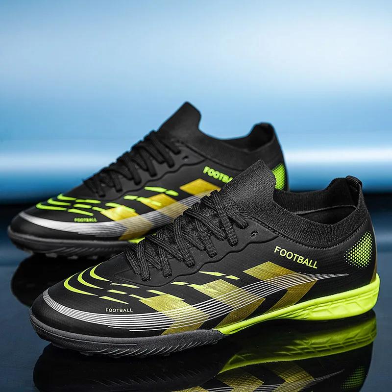 

New Men Professional Football Boots Breathable Unisex Soccer Shoes Ultralight Training Wholesale Indoor Futsal Drop Shipping 45