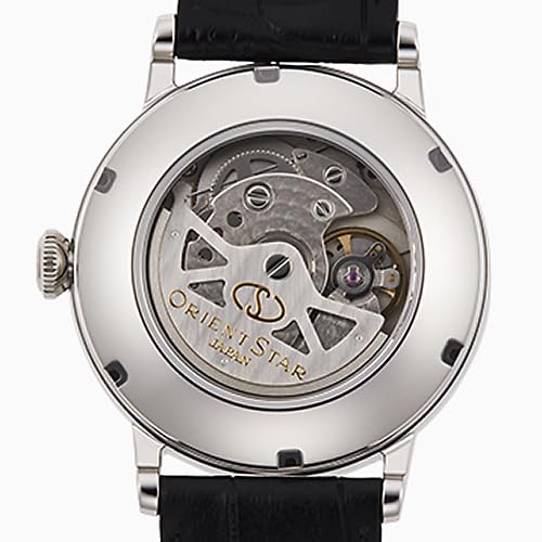 Orient Star RK-AU0002S Men's Elegant Classic Automatic Watch, Made In Japan, with 2-Year Manufacturer's Warranty, White and Silver