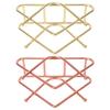 Napkin Holder Iron Art Vertical Style V Shape Large Capacity Bottom Thickening Widening Design Paper