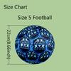 1 pz Pallone da Calcio Design Squadra di Calcio Taglia 5 - Pallone da Calcio Antiscivolo per Attività Sportive all'Aperto, Pallone Resistente per il Gioco