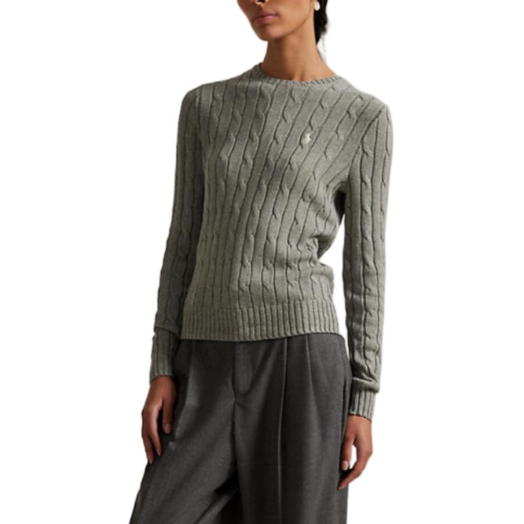 Polo Ralph Lauren Slim Fit Logo Long Sleeve Sweater Women Sweater WMPOSWENC021319-020