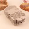 Egg Tray 10 Egg Eco Pulp Carton Strong Egg Packaging Box for Fresh Eggs In Refrigerator and Grocery Use