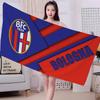 Bologna Football Club 1909 Microfibra Stampata Asciugamano da Spiaggia Alpinismo Yoga Spiaggia Nuoto Corsa Assorbente Morbido Asciugamano