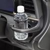 Tsuchiya Yac Vehicle-Specific Air Conditioner Drink Holder for Toyota Crown, Driver's Seat, Black, SY-CR1