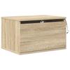 Vidaxl Hanging Nightstands With LED, 2 Pcs, Sonoma Oak