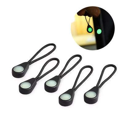 5 stücke Leuchtende Reißverschlussanhänger, Im Dunkeln Leuchtende Nacht Outdoor Camping Wandern Reißverschlussanhänger Ideales Kit Marker Rucksäcke Zelt Reißverschluss