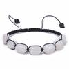 Adjustable Handmade Woven Natural Stone Crystal Beaded Bracelet