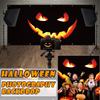 13x6ft Pumpkin Halloween Garage Door Decorations Large Hanging Backdrop Door Cover for Outdoor Parties & Photography Background