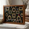 Shadows Box Frame Set,DIY Mini Museums Silhouettes Box Personalize DIY Photo Memory Display Case Valentine Day Gift