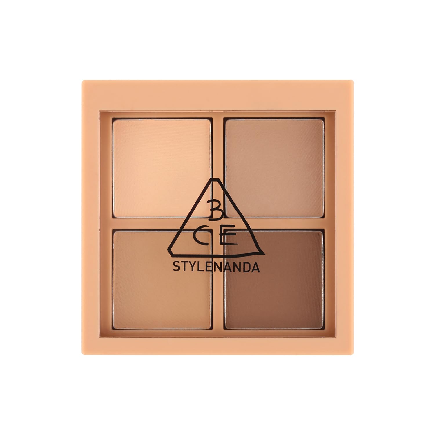 

3CE Мини Палетка теней для век Multi C Flat Kohl Корейская косметика