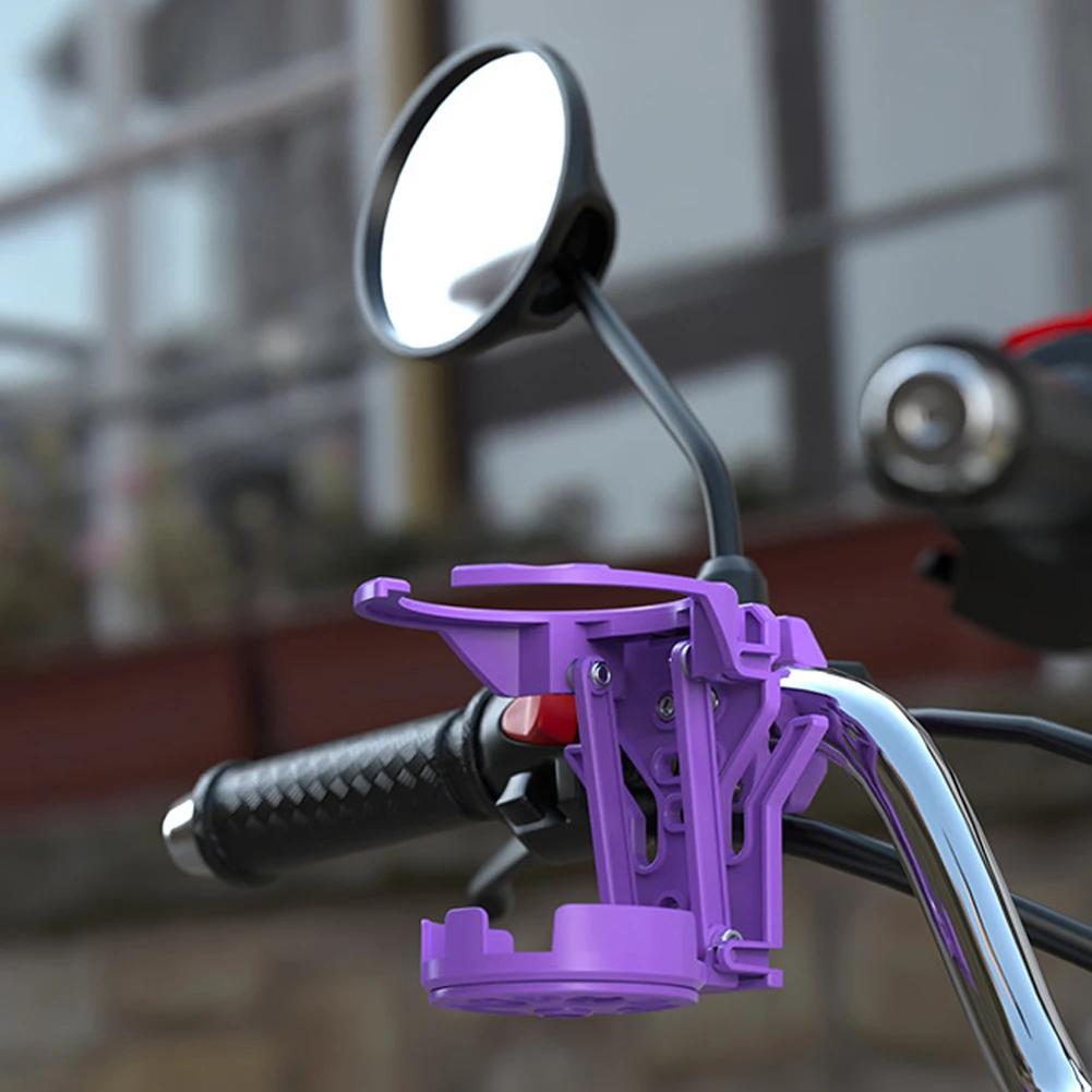 Modification de Moto Porte-Gobelet Réglable Support de Bouteille d'Eau en ABS Poignée Pliable Porte-Boisson pour Guidon Accessoires