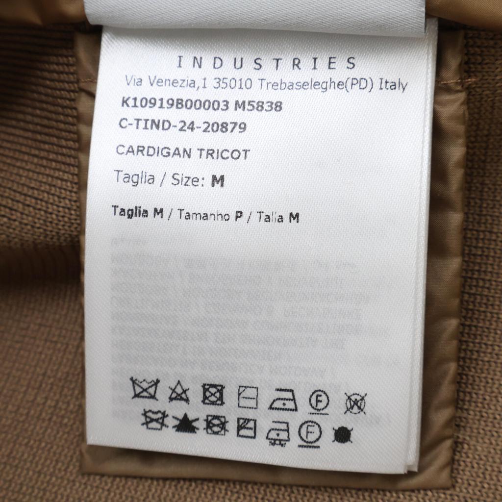 MONCLER [New/24 Year Made] K10919B00003 Padded Snake-Quilted Denim Cardigan Denim x knit down jacket Jacket M IndigoUsed