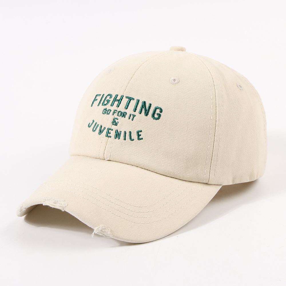 Fashion Letter Embroidered Baseball Cap Shopping Trip Student Couple Sun Protection Baseball Cap