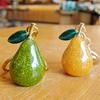 New Shiny Creative Cute Fruit Pear Bag Ornaments Colorful Fashion Car Key Chain Metal Flower Key Ring Exquisite Gift Souvenir