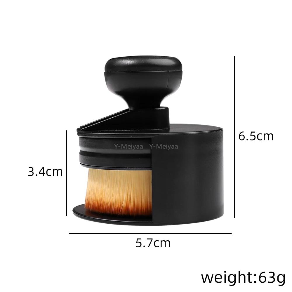 1 Stück Einfache Push-Pull Nägel Kunst Pinsel Staubreinigung Make-Up Pinsel Maniküre Zubehör Ausrüstung Werkzeuge