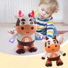 Electric Dancing Cow Light Up Baby Dancing Cow Toy with Sounds and Lights Musical Cow Dancing Toy for Toddlers