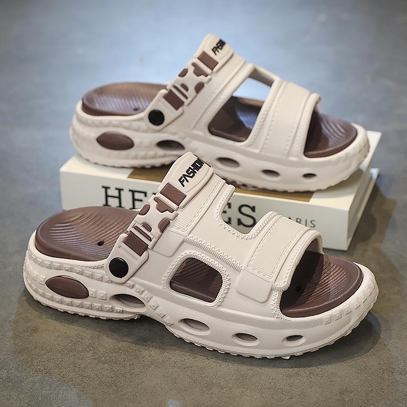 Men's Summer Thick Sole Non-Slip Sports Sandals: Breathable, Wear-Resistant, Cloud-Like Comfort for Outdoor Use