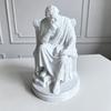 Ornamenten met Filosoof Vorm Stabiele Basis 3D Geprinte Sculptuur Retro Literaire Bureaublad Decoratie voor Studiekamer Kantoor Entreehal