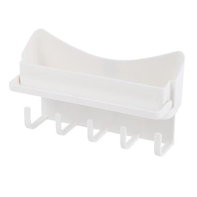 Wand-Haarband-Rack, selbstklebender Kunststoff-Wand-Stirnband-Halter, Organizer mit Haken für Badezimmer-Haar