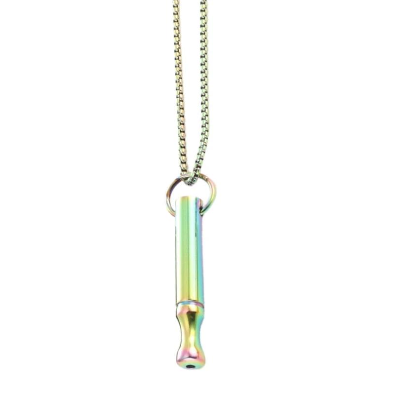 Stress Anxiety Necklace Mindfulness Breathing Tool Natural Calming Relief Chain Breathlace Necklaces Quit Smoking Anxiety Relief