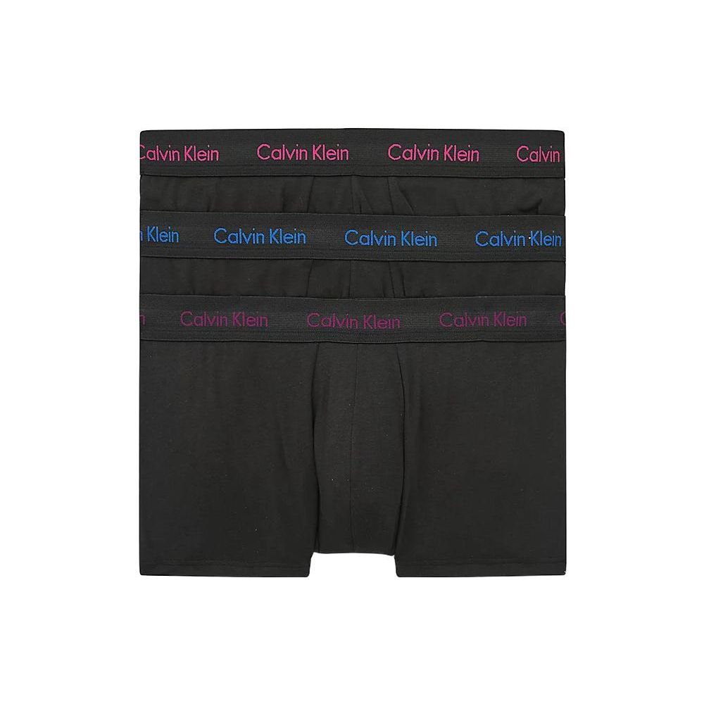 

Calvin Klein Solid Logo Boxer Briefs 3-Pack Men underwear Black U2664G-1WJ S