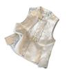 New fashion vest retro small Guochao top vest middle-aged women's vest