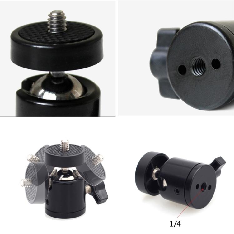 High Compatibility 360 Degree Metal Tripod Round Head For Enhances Stability And MultiAngle Shoot Tripod Accessory