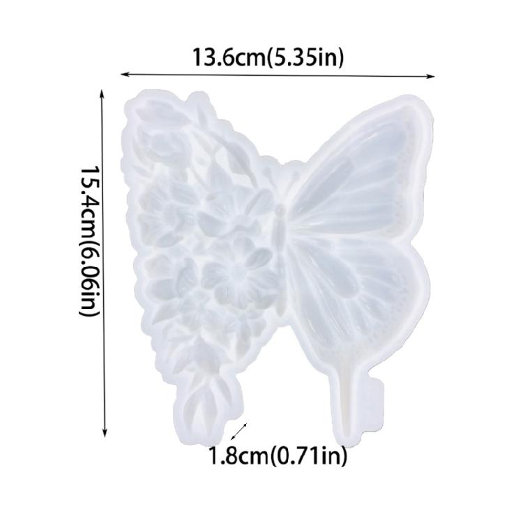 Resin Wall Ornament Mold Unique Butterfly Wall Decoration Silicone Mold Decors