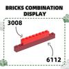 Non-Toxic 22 Pcs/Lot 6112 1X12 High 12 Hole Building Block Moc Color Accessories Compatible With Brick Diy Children'S Toy Assembly Gift