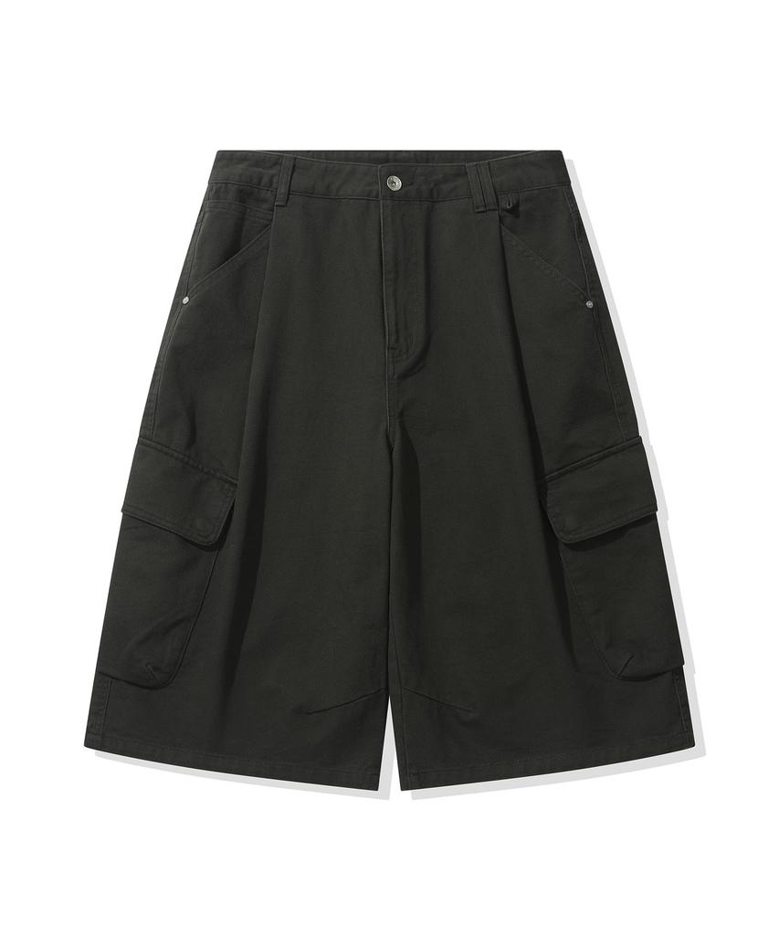 CGP 8-Part Bermuda Cotton Shorts - Charcoal