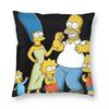 Homer In The Bushes Simpsons Pillowcase Soft Polyester Cushion Cover Gift Throw Pillow Case Cover Home Dropshipping 45*45Cm