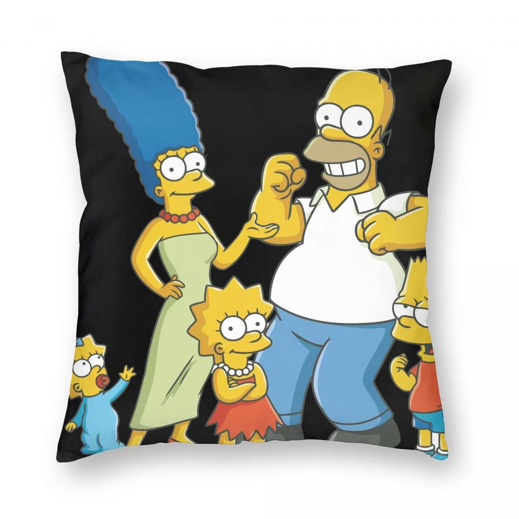 Homer In The Bushes Simpsons Pillowcase Soft Polyester Cushion Cover Gift Throw Pillow Case Cover Home Dropshipping 45*45Cm