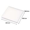 Yamazaki 3D Coaster, Square, White, Approx. W9.5 x D9.5 x H0.9cm, Tower Silicone, 2536