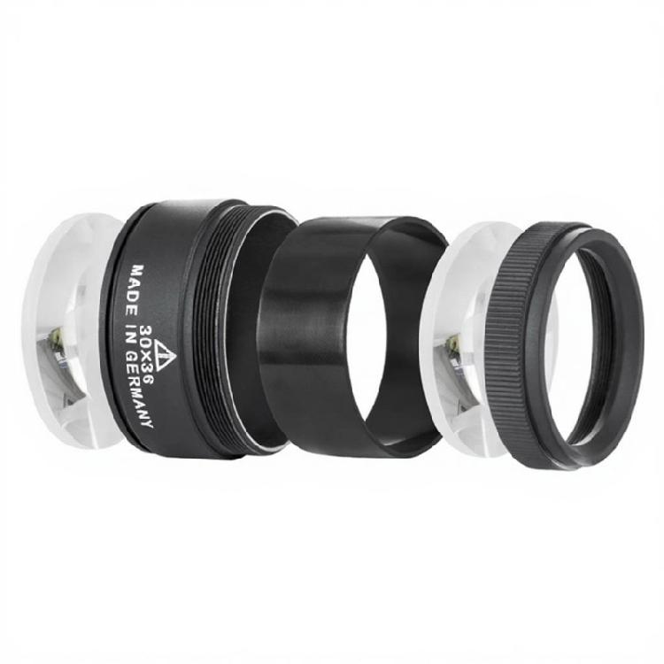 Professionele 30X 36mm Vergrootglas Lens Monocle Horloge Vergrootglas Loupe Handheld Munt Postzegels Sieraden Loupe
