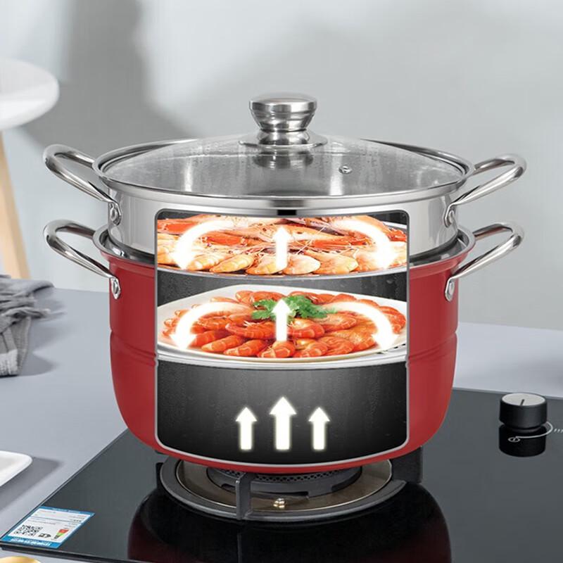 Debo Bolton 28cm Stainless Steel 2-Layer Multi-Purpose Pot